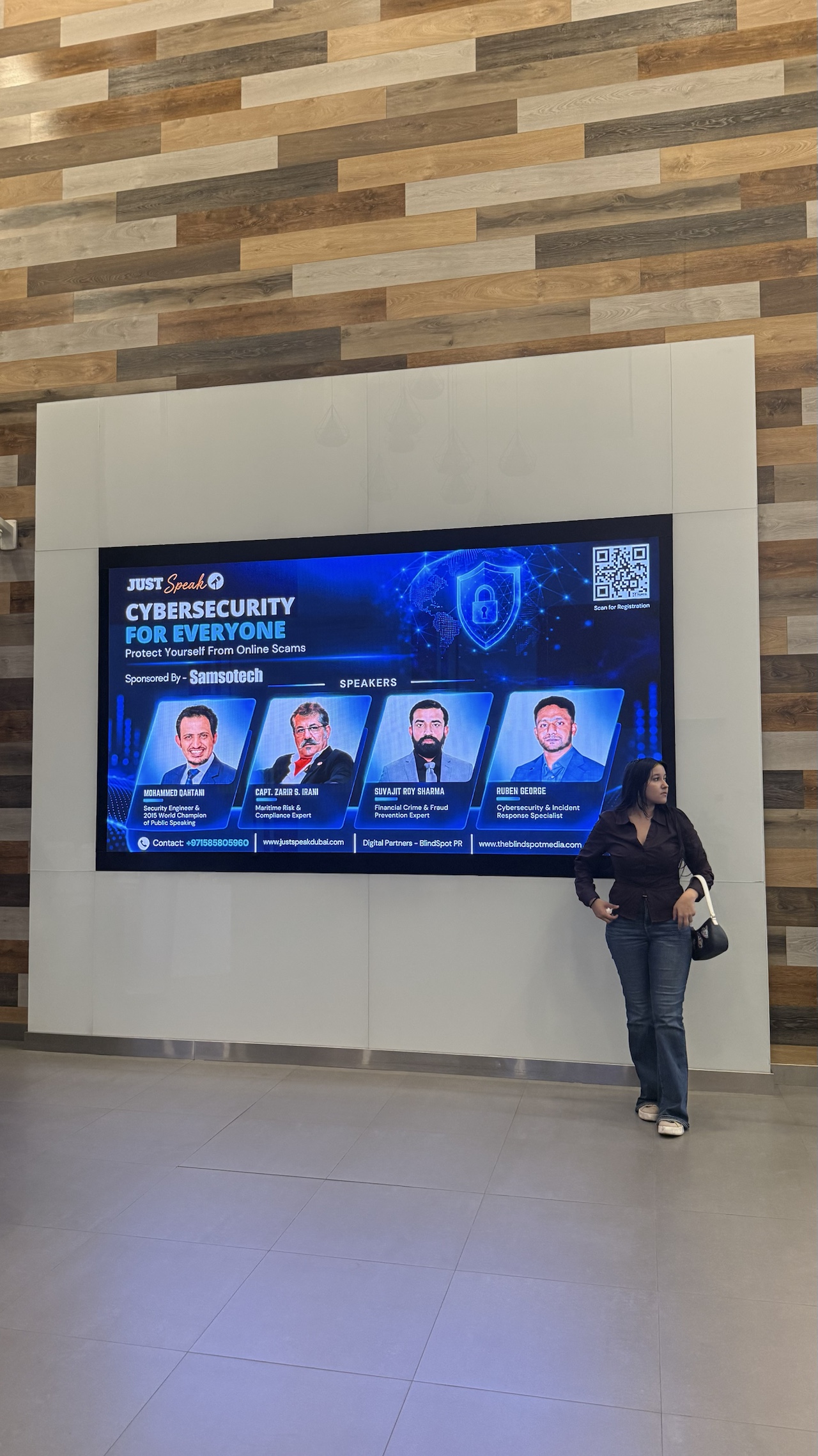 Moment from the Cybersecurity for Everyone event at In5Tech, Dubai