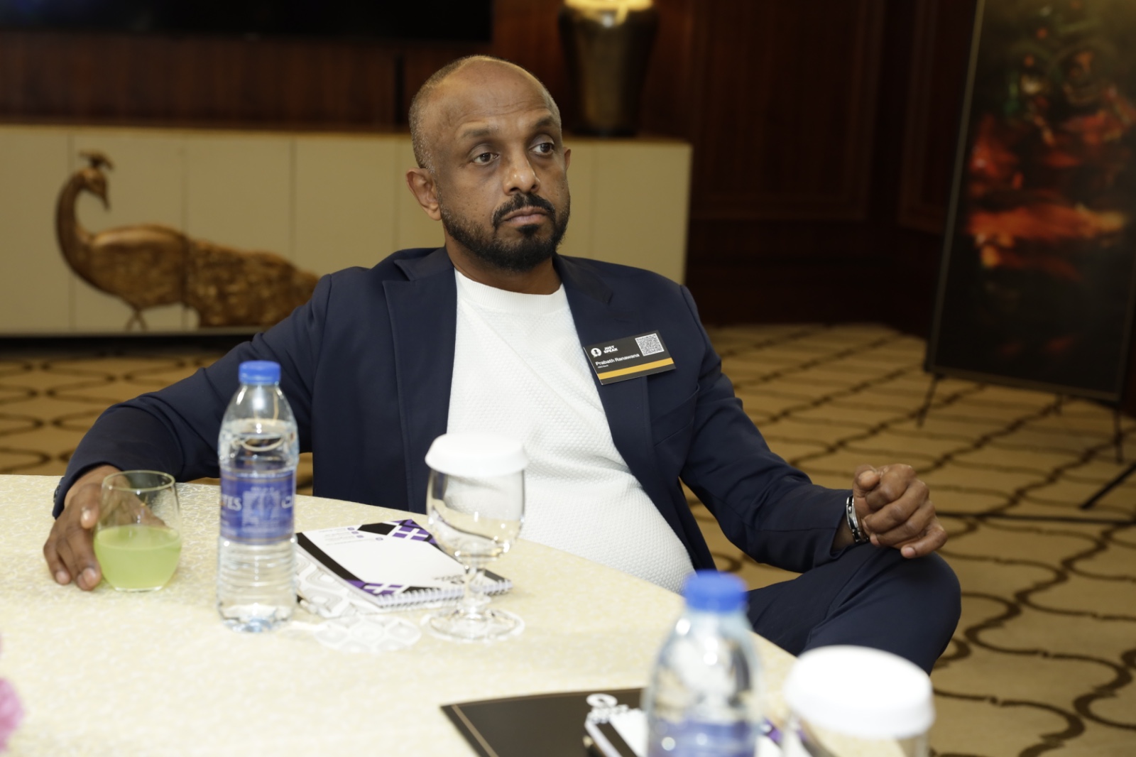 Participant listening during the masterclass session