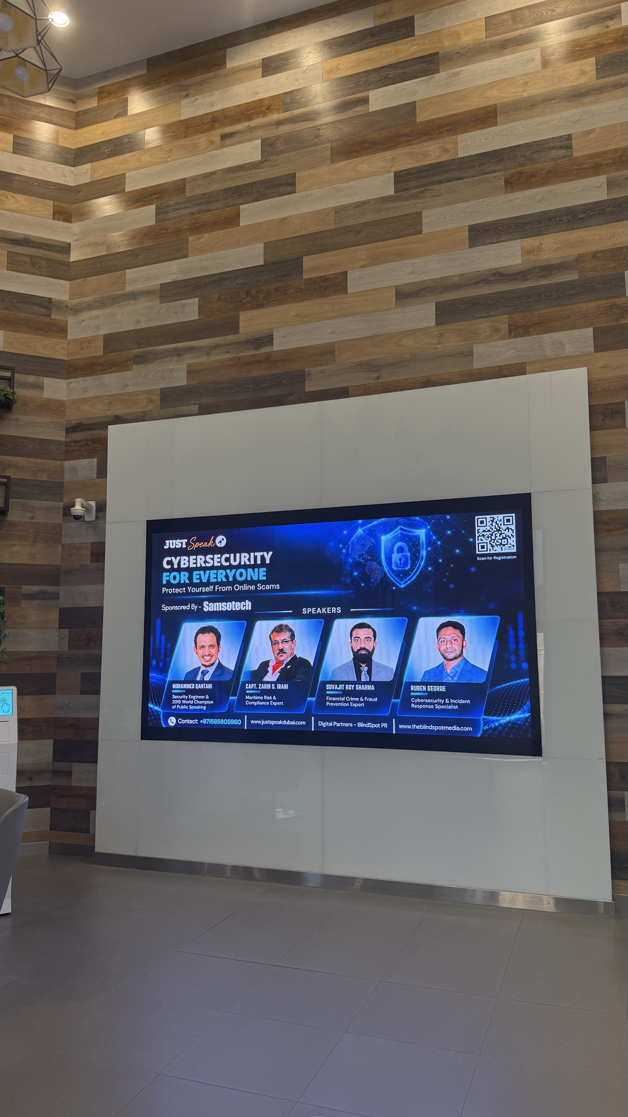 Moment from the Cybersecurity for Everyone event at In5Tech, Dubai