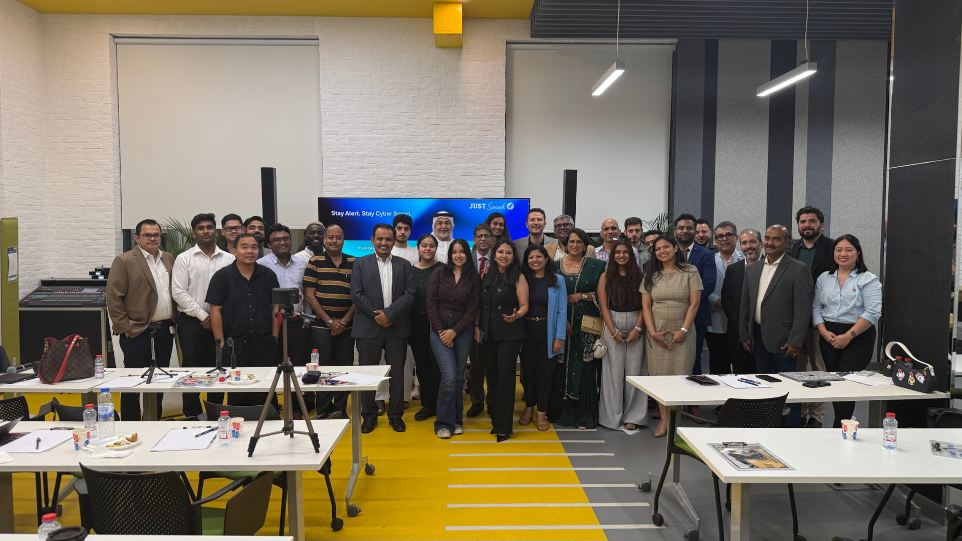 Speakers and guests at Cybersecurity for Everyone in Dubai