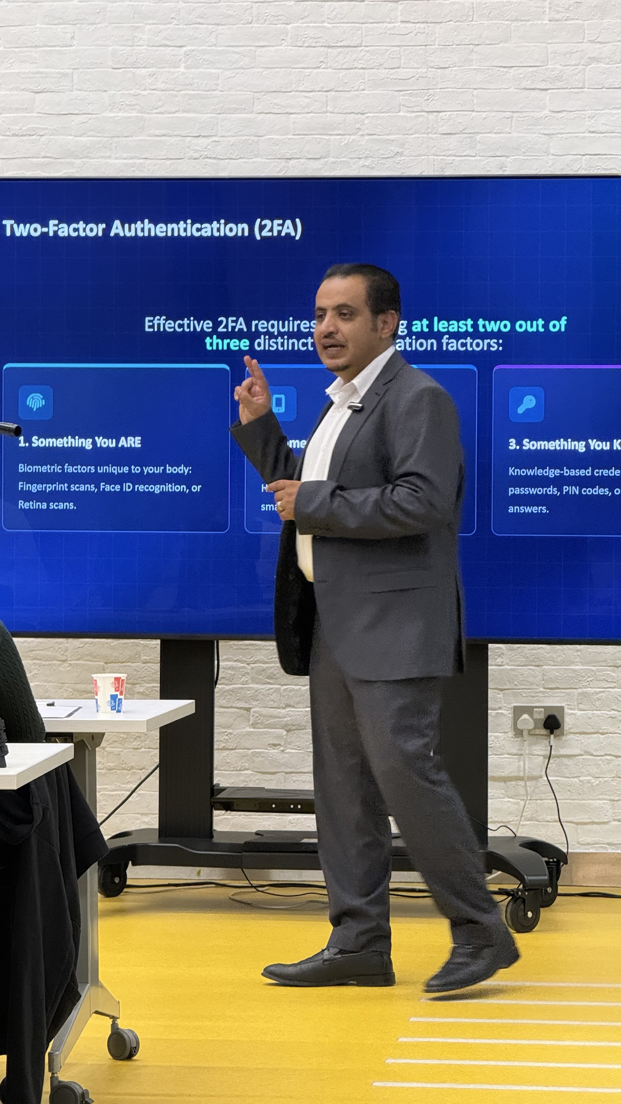 Moment from the Cybersecurity for Everyone event at In5Tech, Dubai