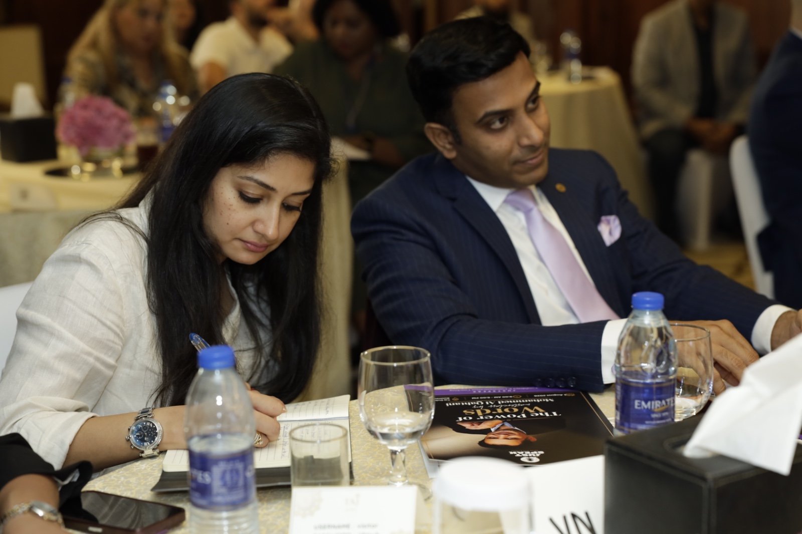 Attendees taking notes during the masterclass